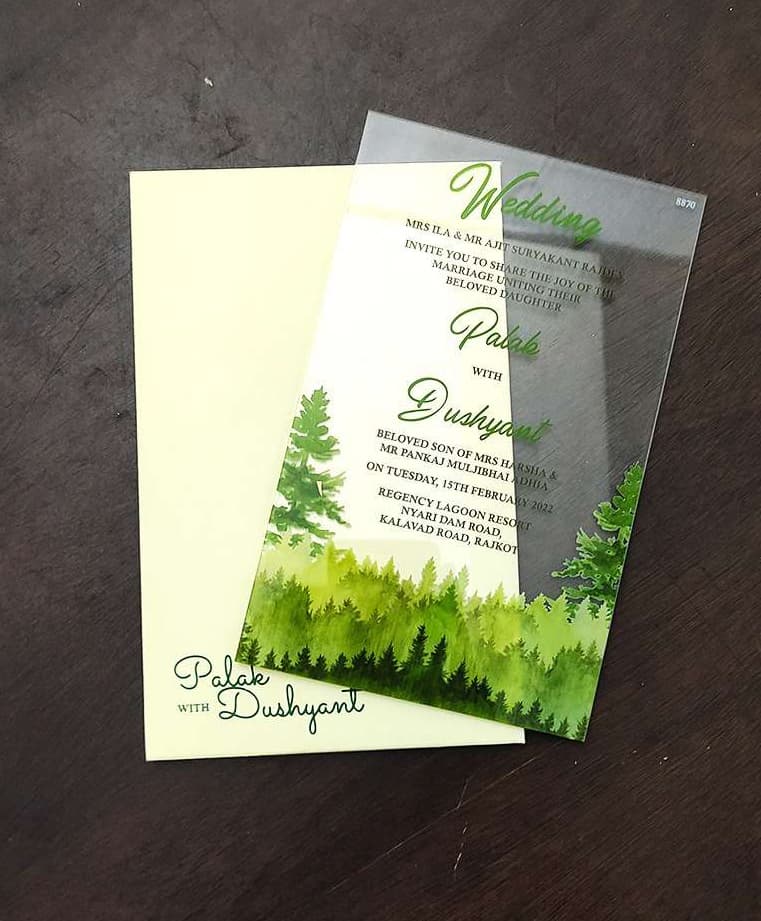 Wedding invitation design 1