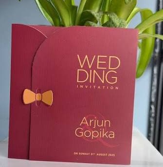 Wedding invitation design 5